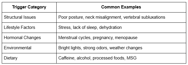 Common Causes and Triggers of Migraines