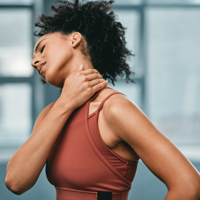 how to get rid of a crunching sound in the neck